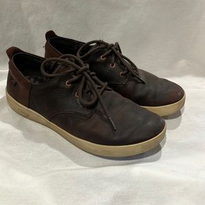 Chaco brown leather sneakers